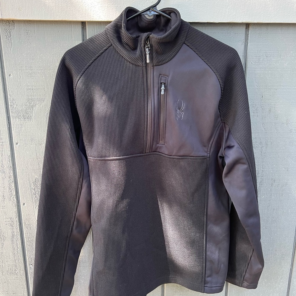 Men’s Black Quarter-Zip Pullover